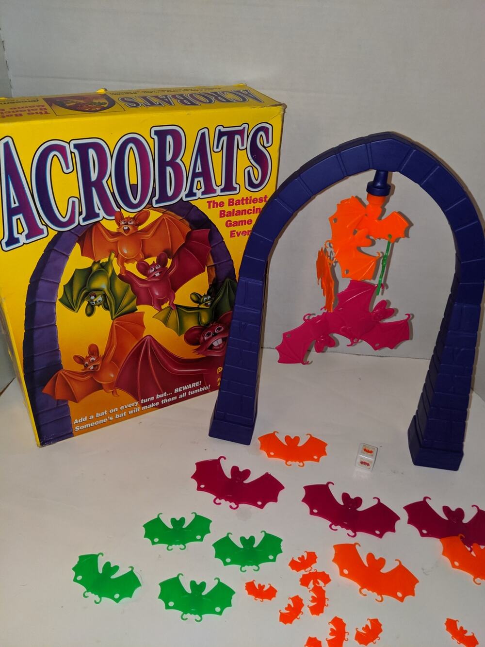 Vintage 1995 Acrobats Game Pressman Complete Ages 6+ Retro